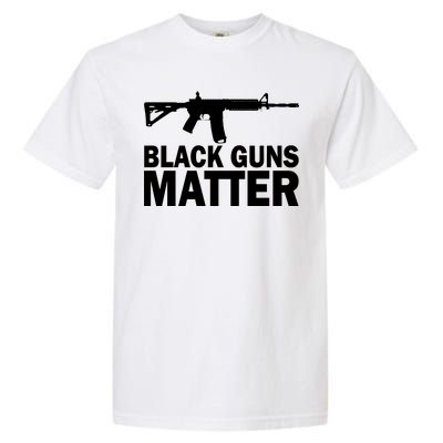 Black Guns Matter AR-15  Garment-Dyed Heavyweight T-Shirt