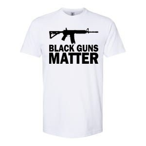 Black Guns Matter AR-15  Softstyle CVC T-Shirt