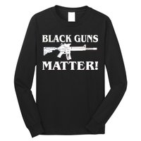 Black Guns Matter AR-15 2nd Amendment Long Sleeve Shirt