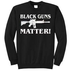 Black Guns Matter AR-15 2nd Amendment Sweatshirt