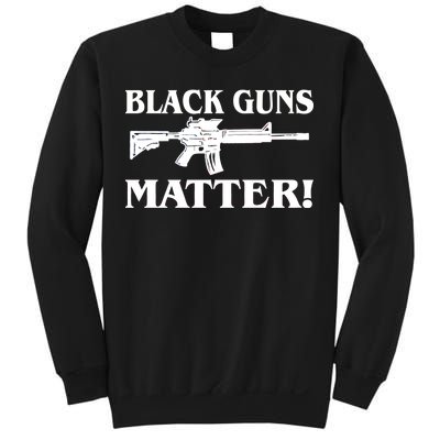 Black Guns Matter AR-15 2nd Amendment Sweatshirt