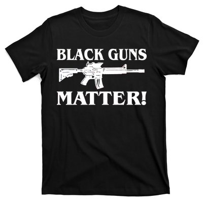 Black Guns Matter AR-15 2nd Amendment T-Shirt