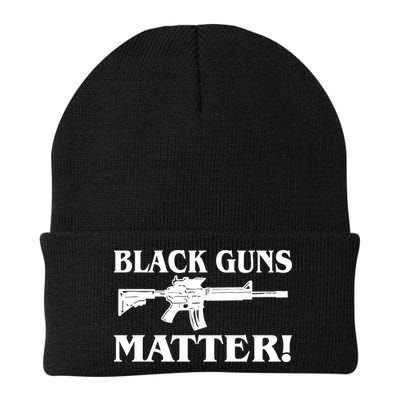 Black Guns Matter AR-15 2nd Amendment Knit Cap Winter Beanie