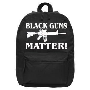 Black Guns Matter AR-15 2nd Amendment 16 in Basic Backpack