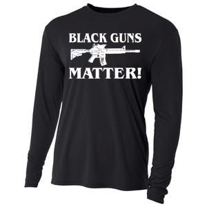 Black Guns Matter AR-15 2nd Amendment Cooling Performance Long Sleeve Crew