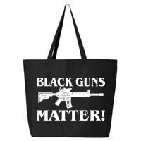 Black Guns Matter AR-15 2nd Amendment 25L Jumbo Tote