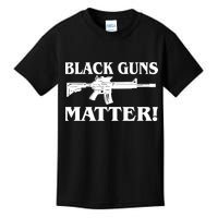 Black Guns Matter AR-15 2nd Amendment Kids T-Shirt