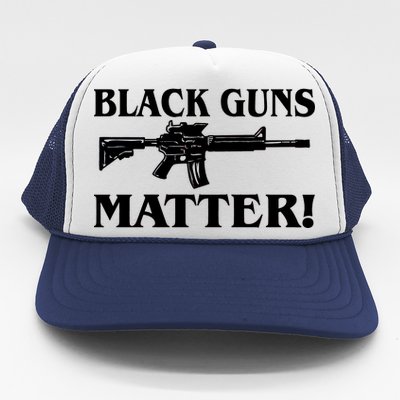 Black Guns Matter AR-15 2nd Amendment Trucker Hat