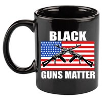Black Guns Matter USA 2nd Amendment 11oz C Handle Ceramic Mug