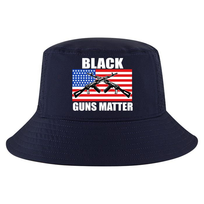 Black Guns Matter USA 2nd Amendment Cool Comfort Performance Bucket Hat