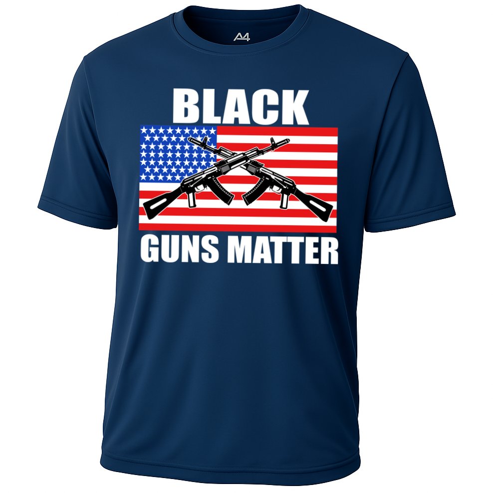 Black Guns Matter USA 2nd Amendment Cooling Performance Crew T-Shirt