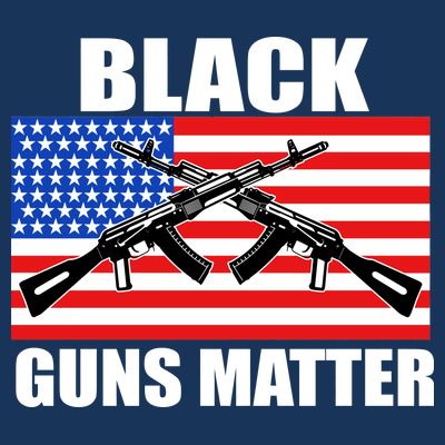 Black Guns Matter USA 2nd Amendment T-Shirt