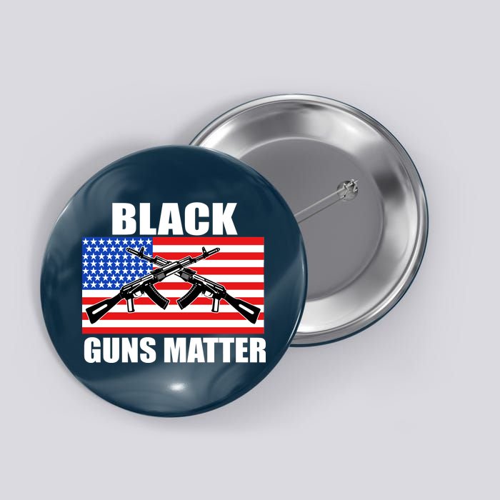 Black Guns Matter USA 2nd Amendment Button