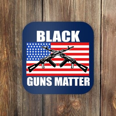 Black Guns Matter USA 2nd Amendment Coaster