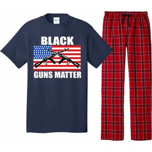 Black Guns Matter USA 2nd Amendment Pajama Set