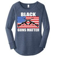 Black Guns Matter USA 2nd Amendment Women's Perfect Tri Tunic Long Sleeve Shirt