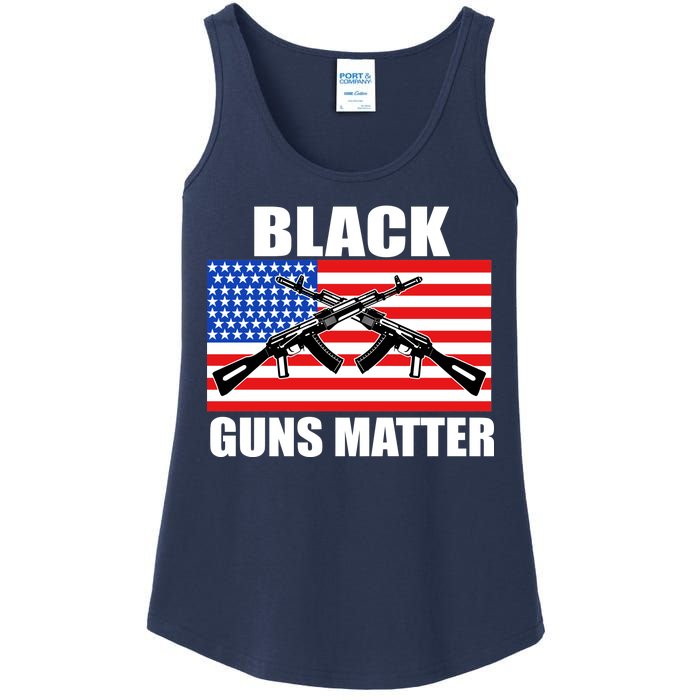 Black Guns Matter USA 2nd Amendment Ladies Essential Tank