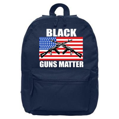 Black Guns Matter USA 2nd Amendment 16 in Basic Backpack