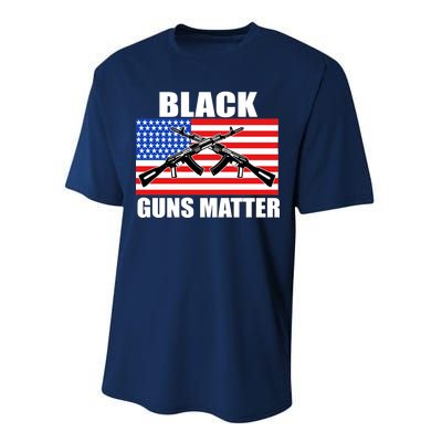 Black Guns Matter USA 2nd Amendment Performance Sprint T-Shirt