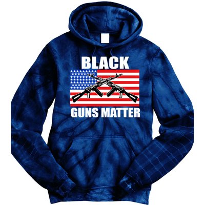 Black Guns Matter USA 2nd Amendment Tie Dye Hoodie