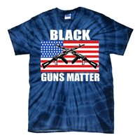 Black Guns Matter USA 2nd Amendment Tie-Dye T-Shirt