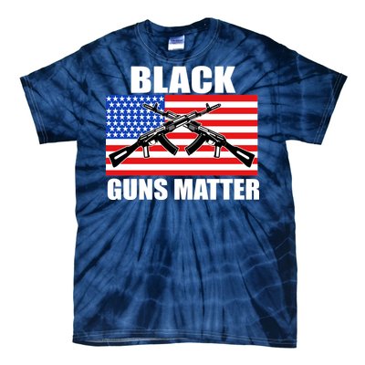 Black Guns Matter USA 2nd Amendment Tie-Dye T-Shirt