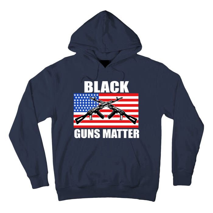 Black Guns Matter USA 2nd Amendment Tall Hoodie