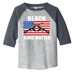 Black Guns Matter USA 2nd Amendment Toddler Fine Jersey T-Shirt