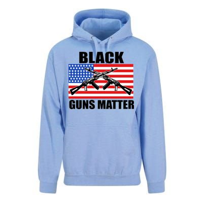 Black Guns Matter USA 2nd Amendment Unisex Surf Hoodie