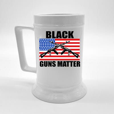 Black Guns Matter USA 2nd Amendment Beer Stein