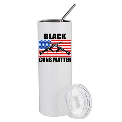 Black Guns Matter USA 2nd Amendment Stainless Steel Tumbler