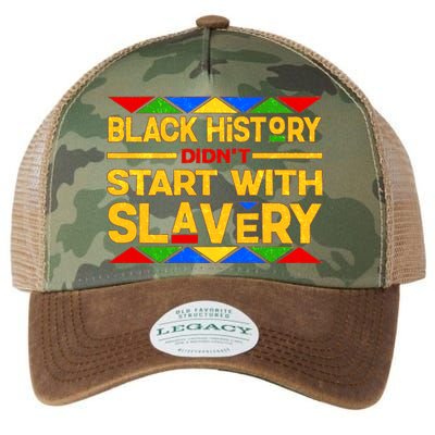 Black History Didn't Start With Slavery Legacy Tie Dye Trucker Hat