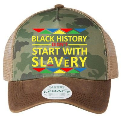 Black History Didn't Start With Slavery Colorful Legacy Tie Dye Trucker Hat