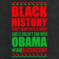 Black History Doesn't End With Obama 7 Panel Mesh Trucker Snapback Hat