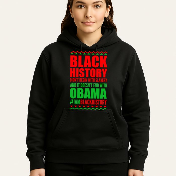 Black History Doesn't End With Obama Hoodie