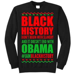 Black History Doesn't End With Obama Sweatshirt