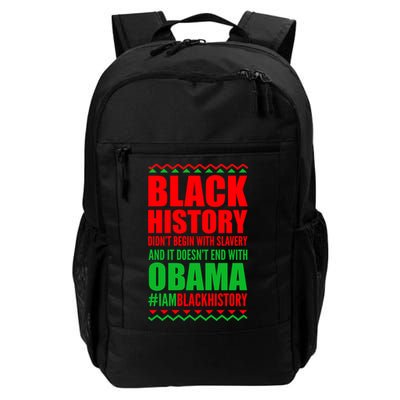 Black History Doesn't End With Obama Backpack