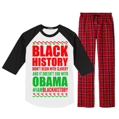 Black History Doesn't End With Obama Raglan Sleeve Pajama Set