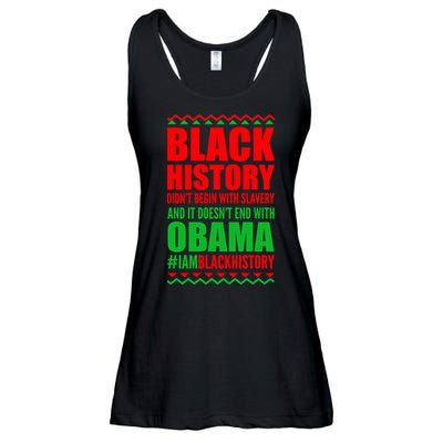 Black History Doesn't End With Obama Ladies Essential Flowy Tank
