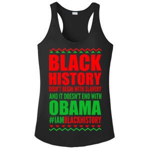 Black History Doesn't End With Obama Ladies PosiCharge Competitor Racerback Tank