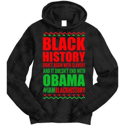 Black History Doesn't End With Obama Tie Dye Hoodie