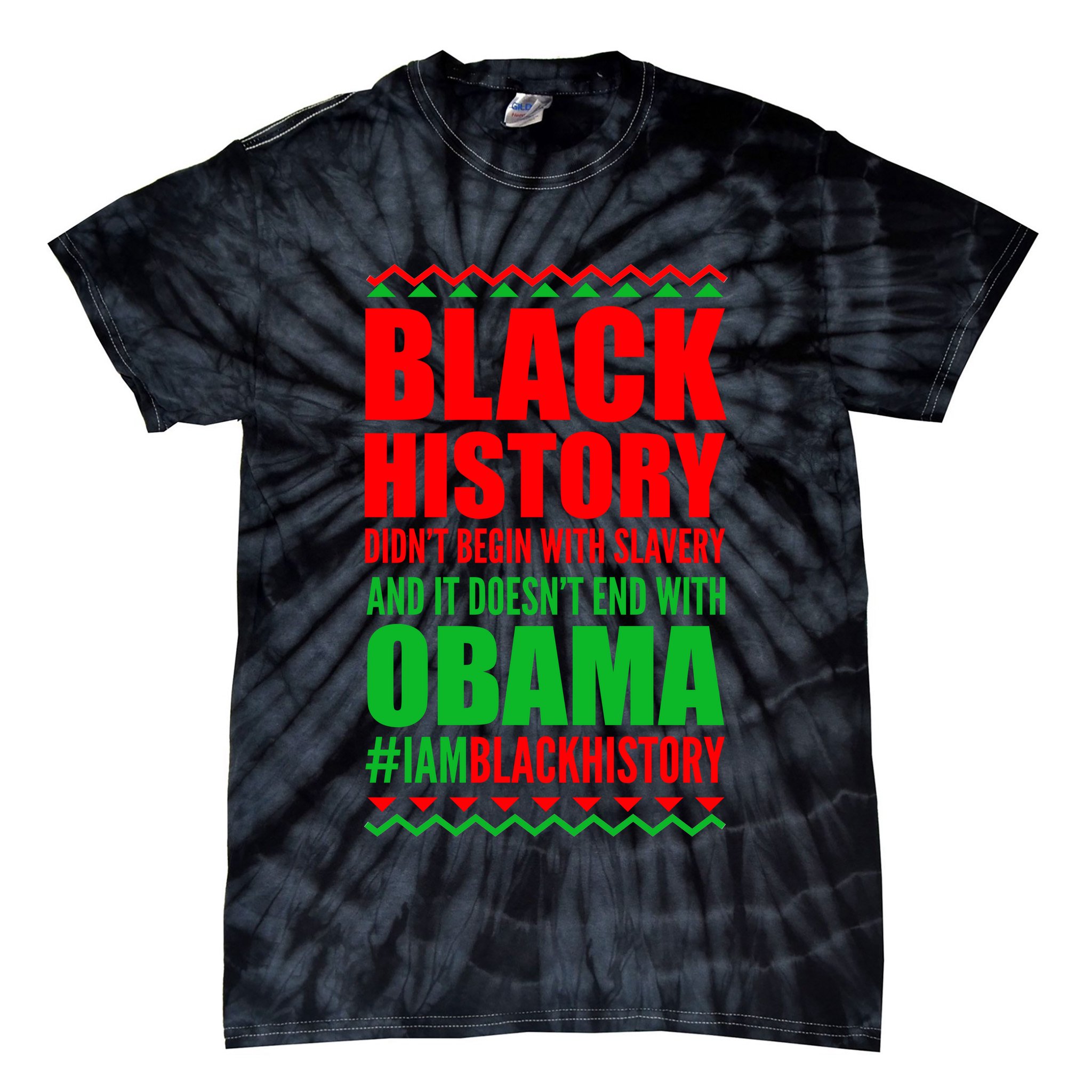 Black History Doesn't End With Obama Tie-Dye T-Shirt