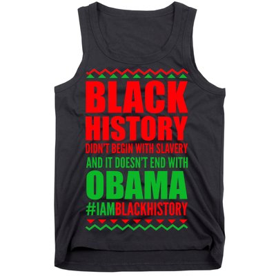 Black History Doesn't End With Obama Tank Top