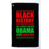 Black History Doesn't End With Obama Golf Towel