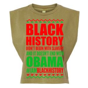 Black History Doesn't End With Obama Garment-Dyed Women's Muscle Tee