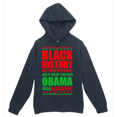 Black History Doesn't End With Obama Urban Pullover Hoodie