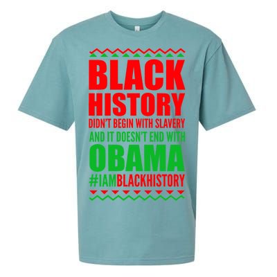 Black History Doesn't End With Obama Sueded Cloud Jersey T-Shirt