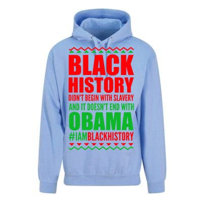 Black History Doesn't End With Obama Unisex Surf Hoodie