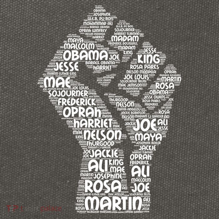 Black History Fist Of Names Tribute  Cotton Canvas Backpack