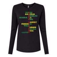 Black History Historic Leaders Proud American Womens Cotton Relaxed Long Sleeve T-Shirt